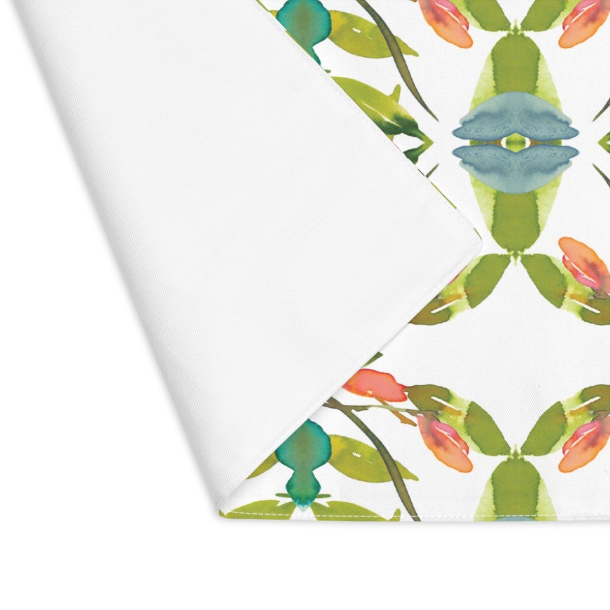 Retro Lime Leaves | Placemat - Cotton Twill Placemat - Piccolo Fiore Prints