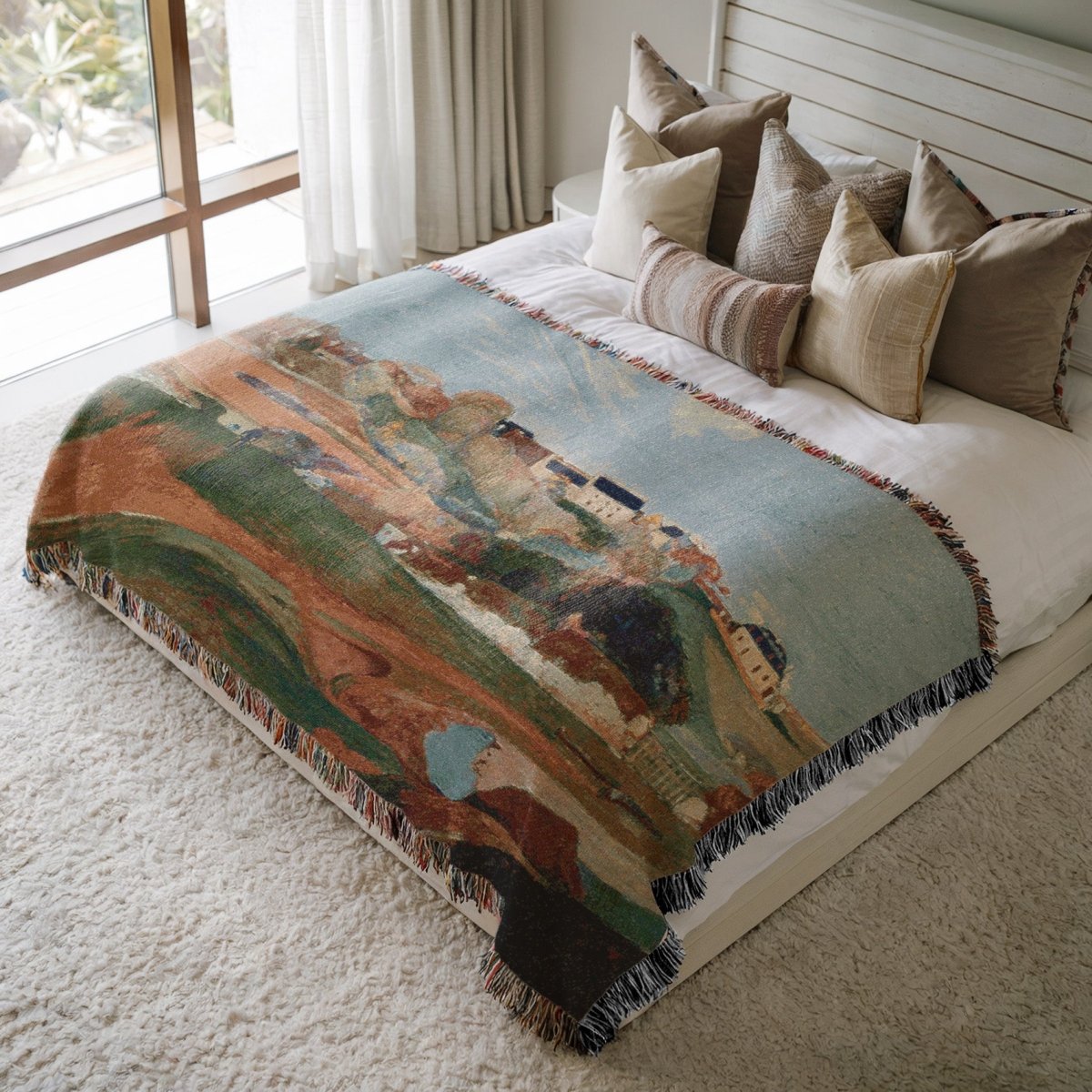 Rolling Hills | Woven Blanket - Woven Blanket - Piccolo Fiore Prints