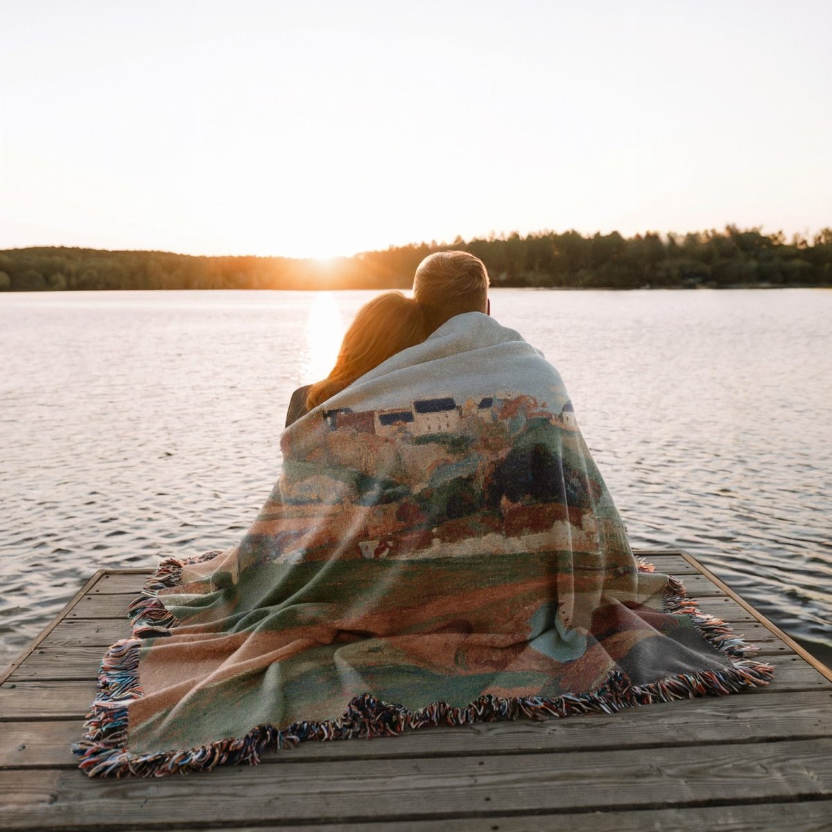 Rolling Hills | Woven Blanket - Woven Blanket - Piccolo Fiore Prints