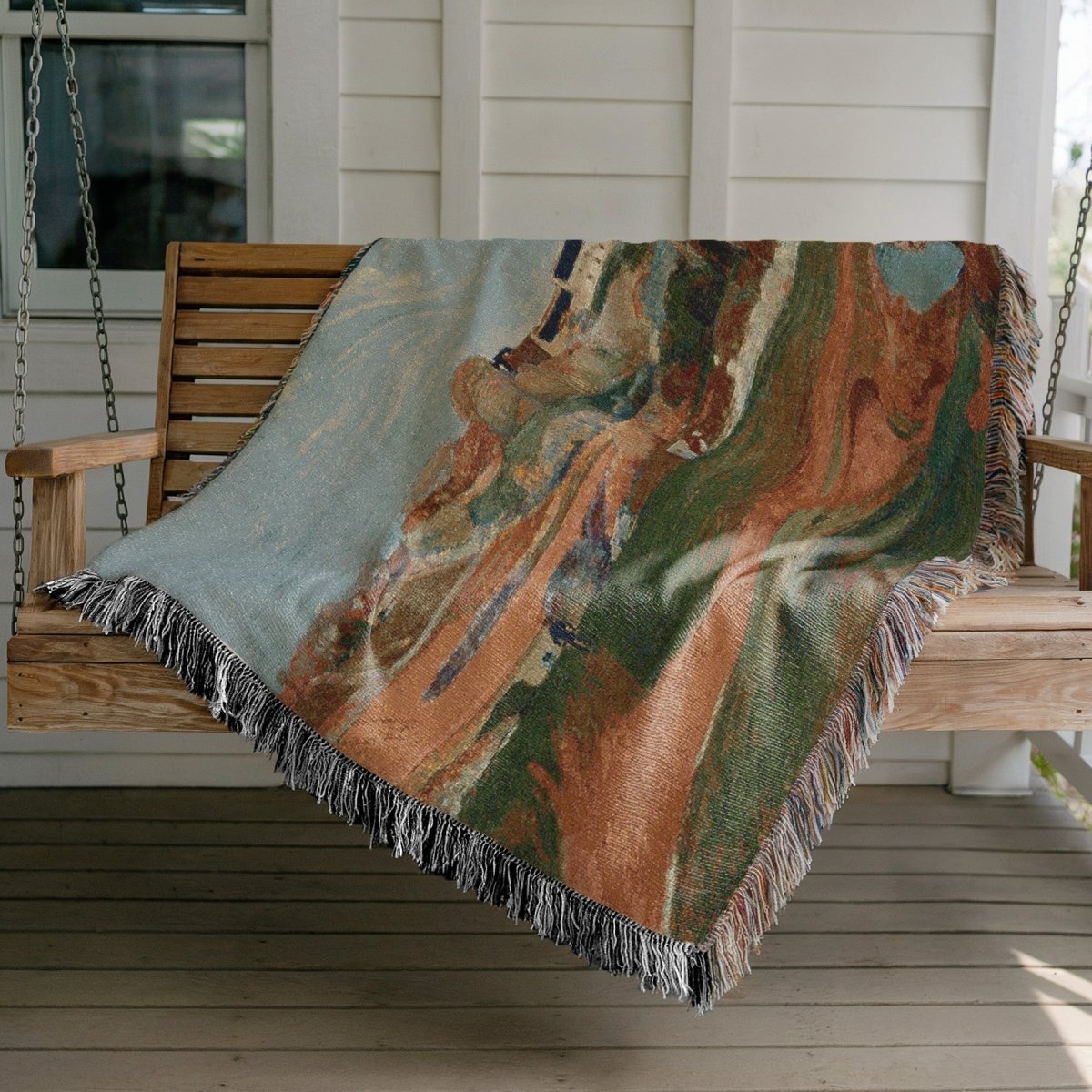 Rolling Hills | Woven Blanket - Woven Blanket - Piccolo Fiore Prints