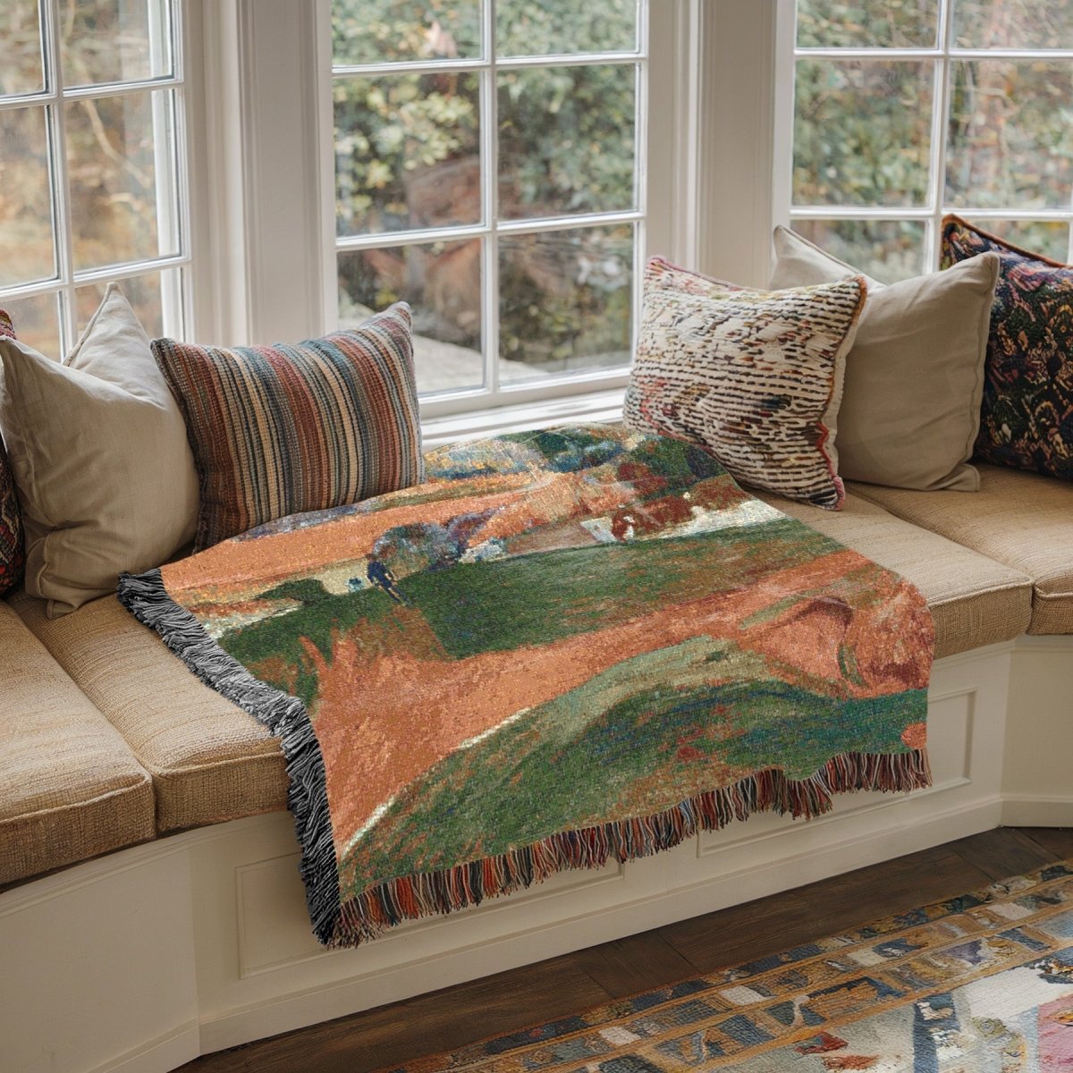 Rolling Hills | Woven Blanket - Woven Blanket - Piccolo Fiore Prints