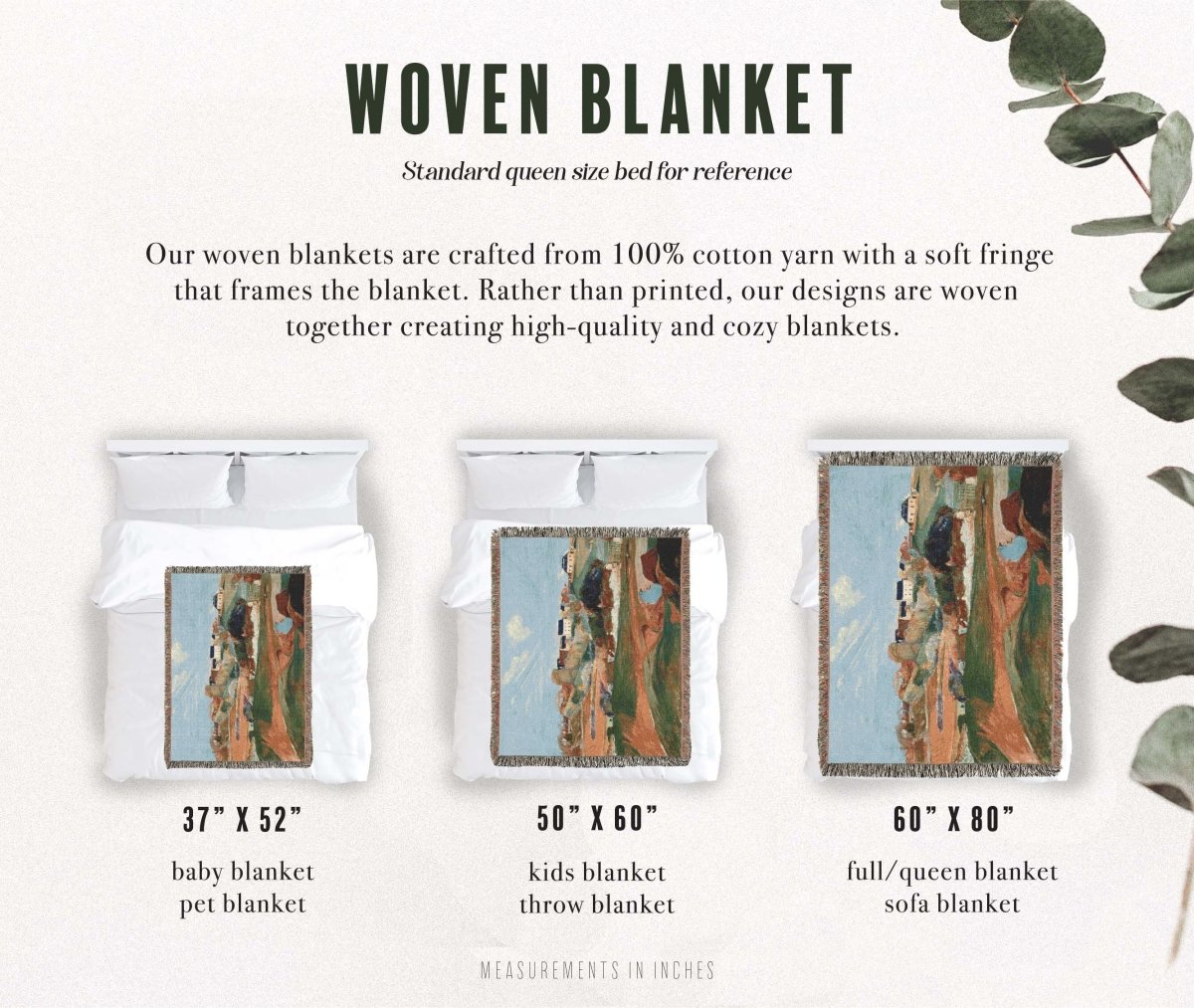 Rolling Hills | Woven Blanket - Woven Blanket - Piccolo Fiore Prints