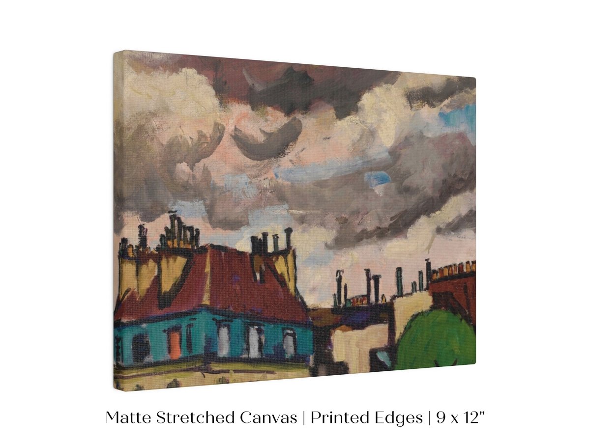 Rooftops and Clouds, Paris | P499 - Single Art Prints - Piccolo Fiore Prints