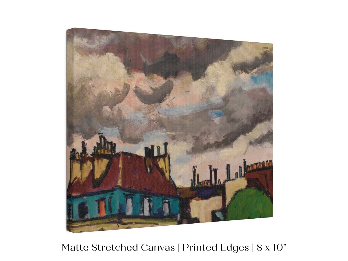 Rooftops and Clouds, Paris | P499 - Single Art Prints - Piccolo Fiore Prints