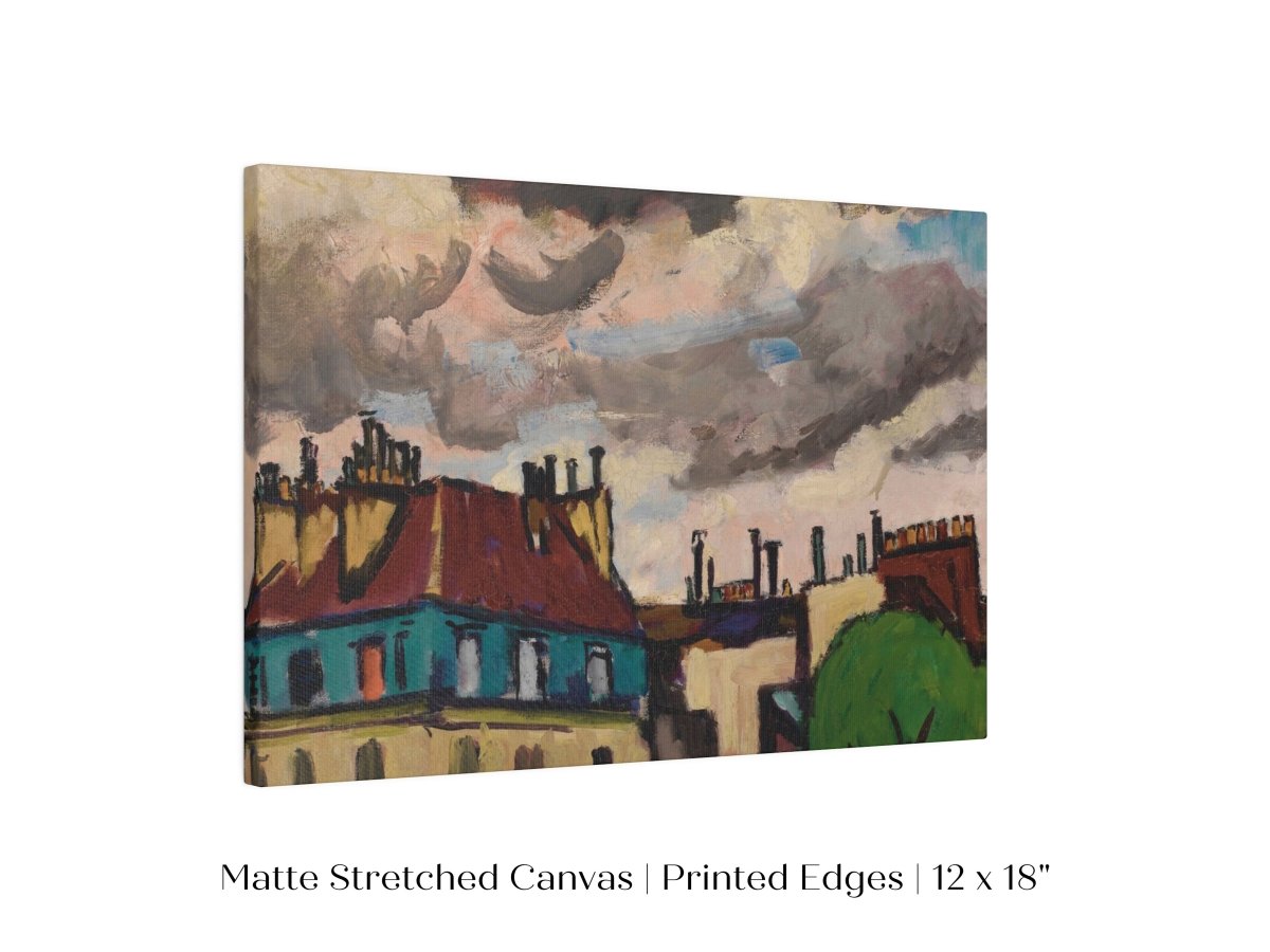Rooftops and Clouds, Paris | P499 - Single Art Prints - Piccolo Fiore Prints