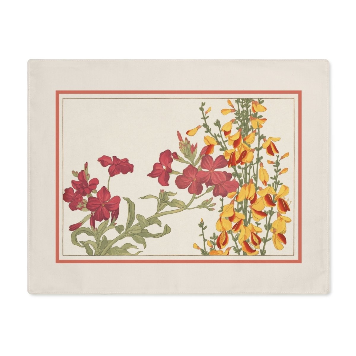 Rose Campion | Placemat - Cotton Twill Placemat - Piccolo Fiore Prints