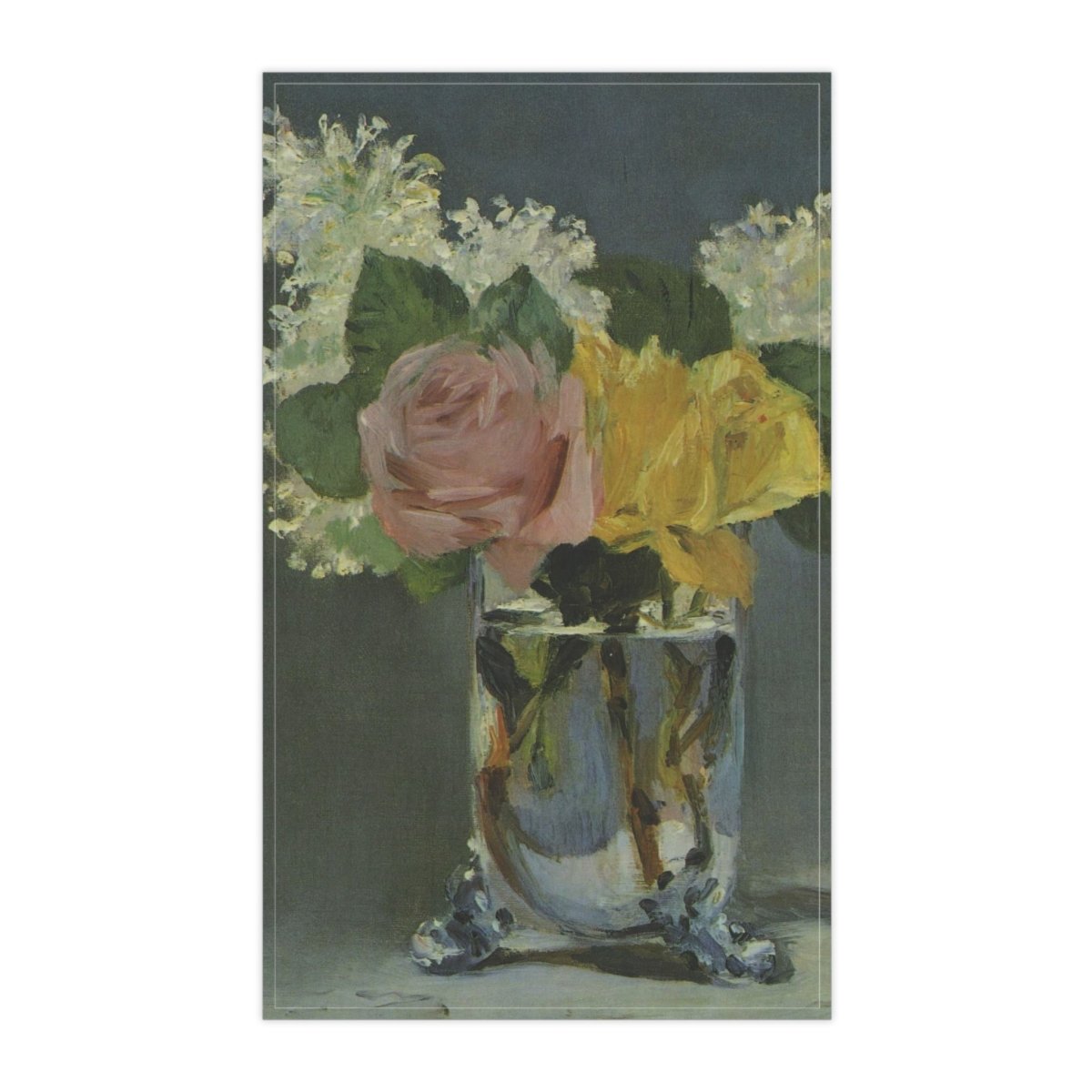 Roses and Lilies | Tea Towel - Tea Towel - Piccolo Fiore Prints