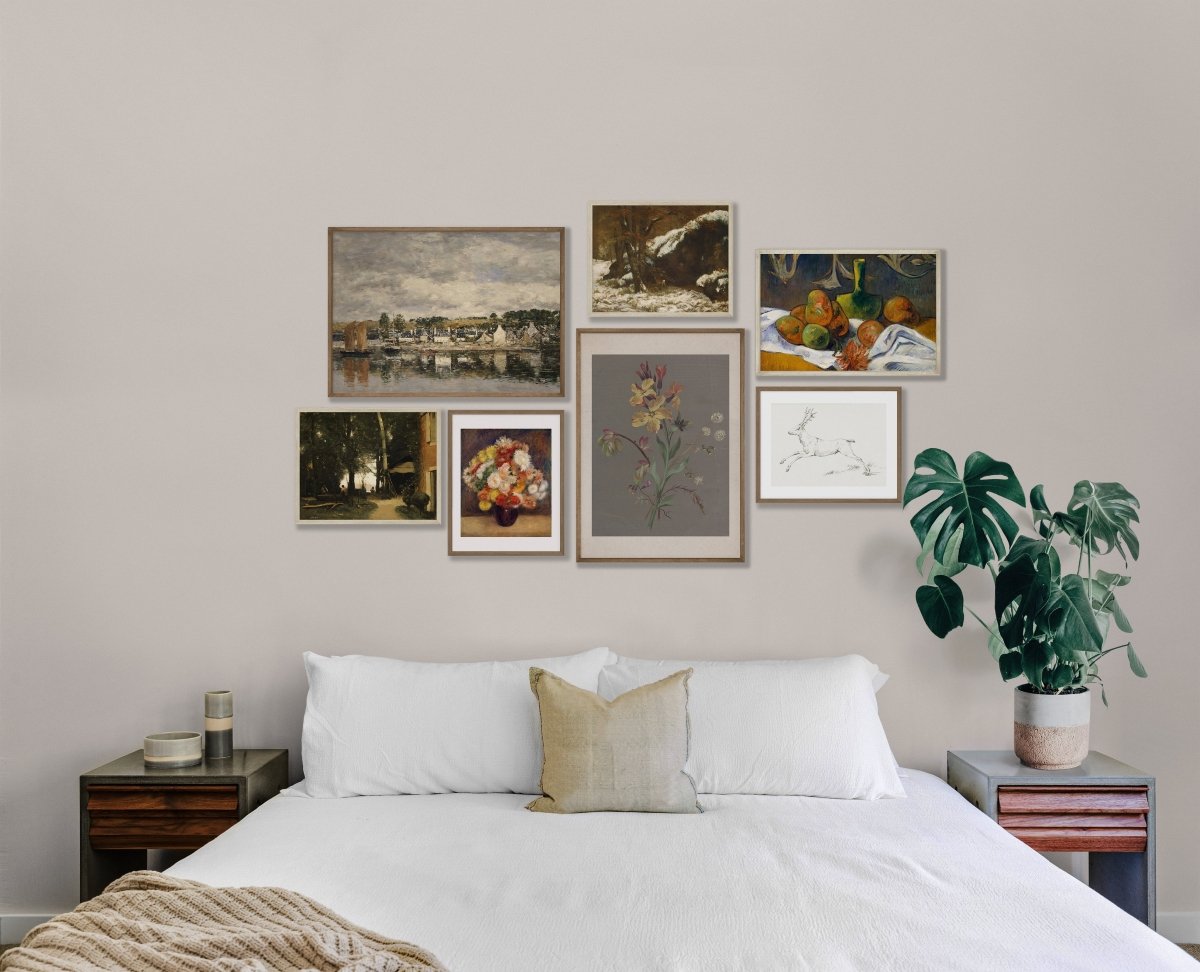 Rustic French Farmhouse | Vintage Gallery Wall Set | 7 Prints | S7 - 2 - Gallery Wall Set - Piccolo Fiore Prints