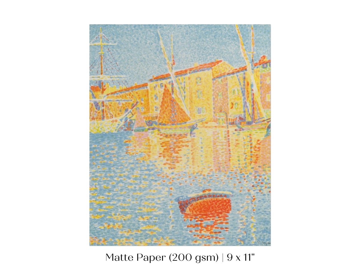 Sailing Boat and Buoy | P361 - Single Art Prints - Piccolo Fiore Prints