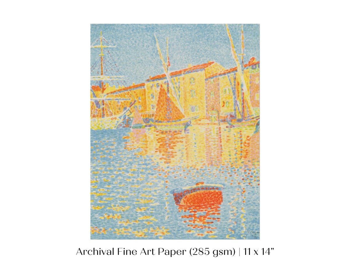 Sailing Boat and Buoy | P361 - Single Art Prints - Piccolo Fiore Prints