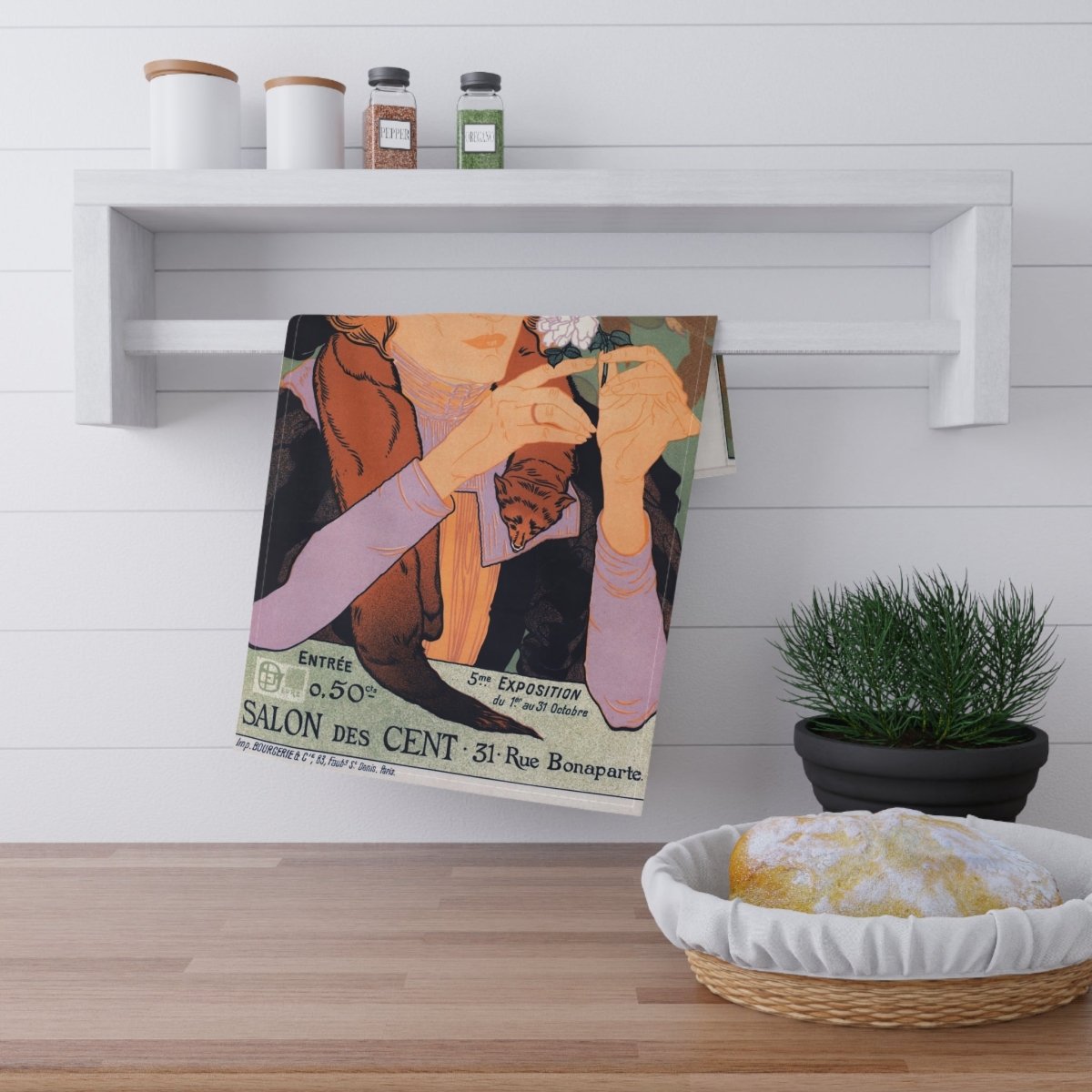 Salon des Cent | Tea Towel - Tea Towel - Piccolo Fiore Prints
