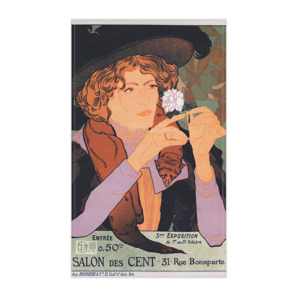 Salon des Cent | Tea Towel - Tea Towel - Piccolo Fiore Prints