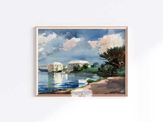 Salt Kettle, Bermuda | P159 - Single Art Prints - Piccolo Fiore Prints