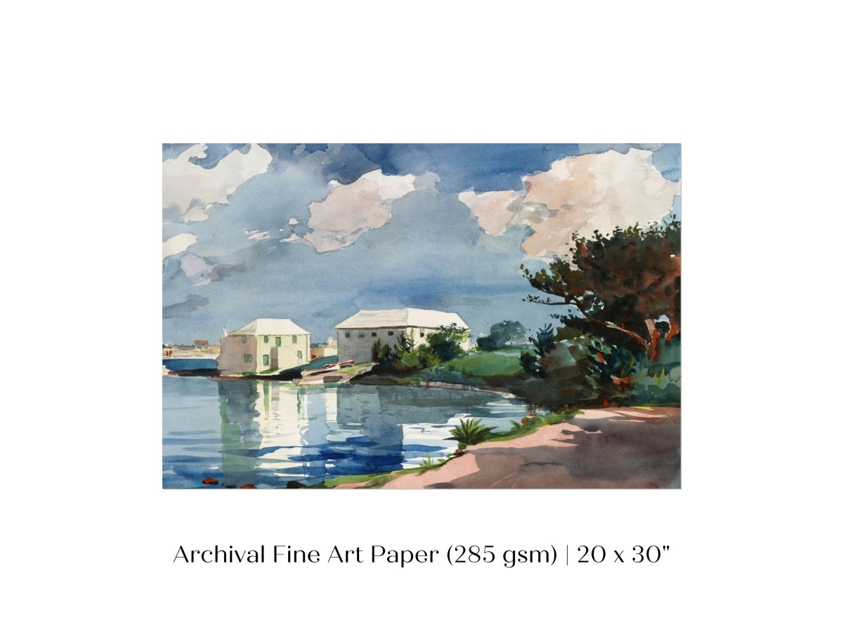 Salt Kettle, Bermuda | P159 - Single Art Prints - Piccolo Fiore Prints