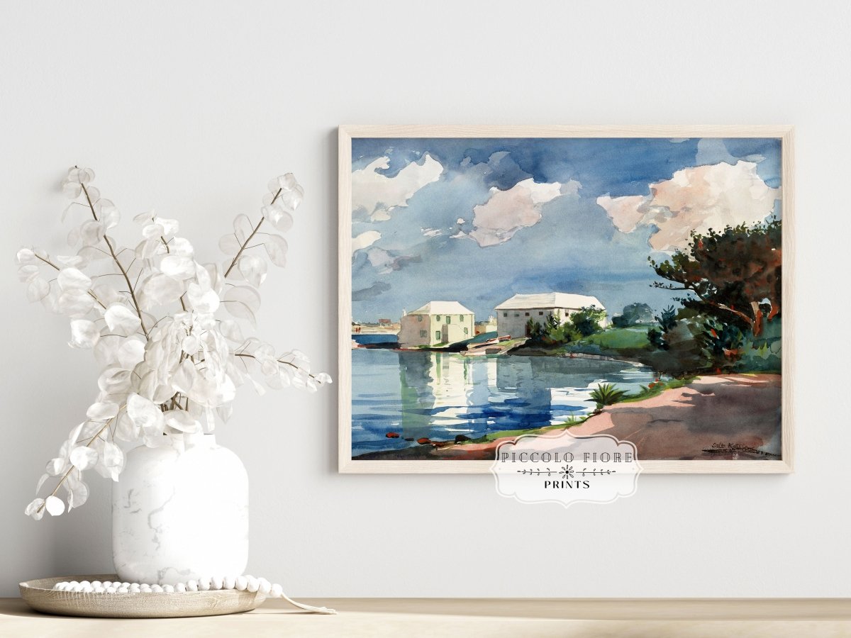 Salt Kettle, Bermuda | P159 - Single Art Prints - Piccolo Fiore Prints