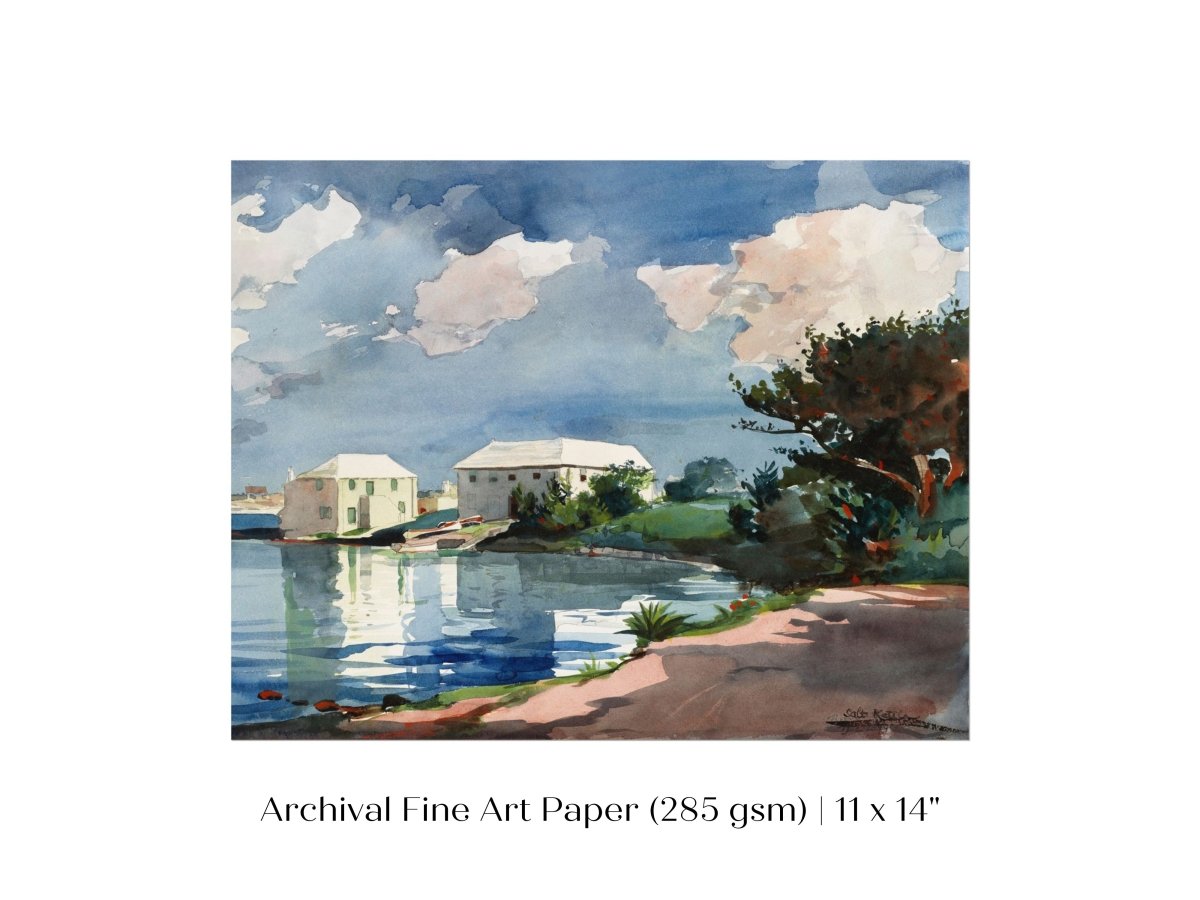 Salt Kettle, Bermuda | P159 - Single Art Prints - Piccolo Fiore Prints