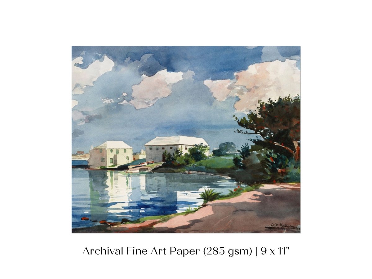 Salt Kettle, Bermuda | P159 - Single Art Prints - Piccolo Fiore Prints