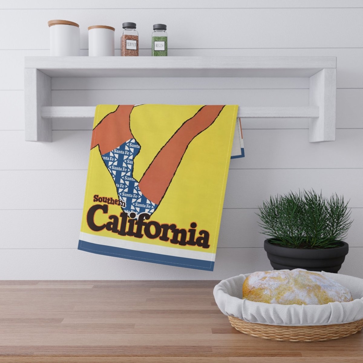 Santa Fe, Southern California | Tea Towel - Tea Towel - Piccolo Fiore Prints