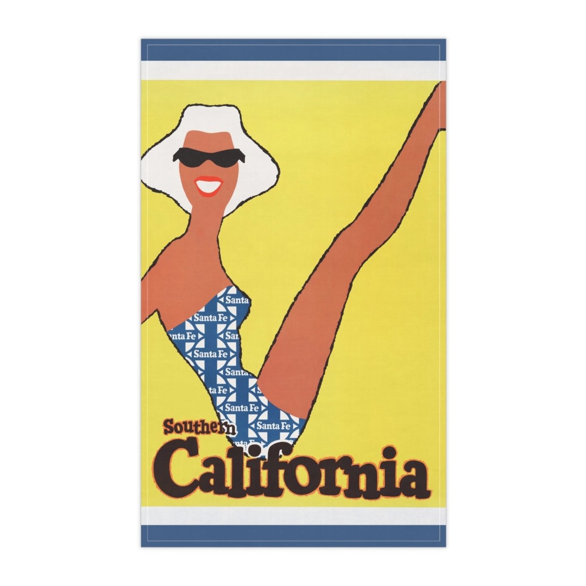 Santa Fe, Southern California | Tea Towel - Tea Towel - Piccolo Fiore Prints