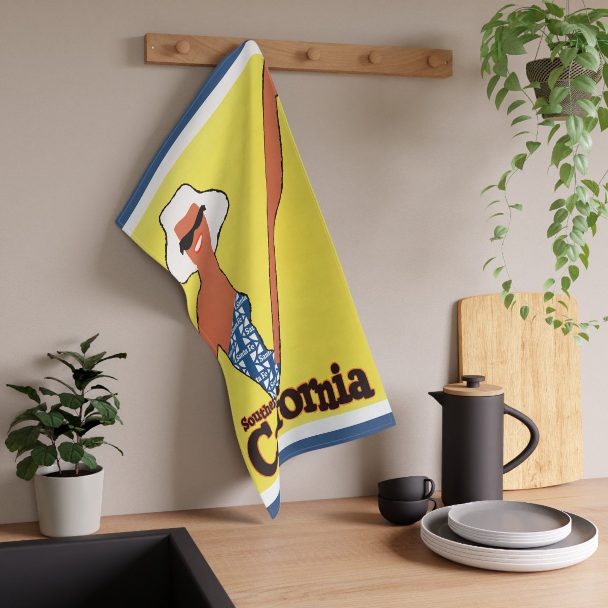 Santa Fe, Southern California | Tea Towel - Tea Towel - Piccolo Fiore Prints
