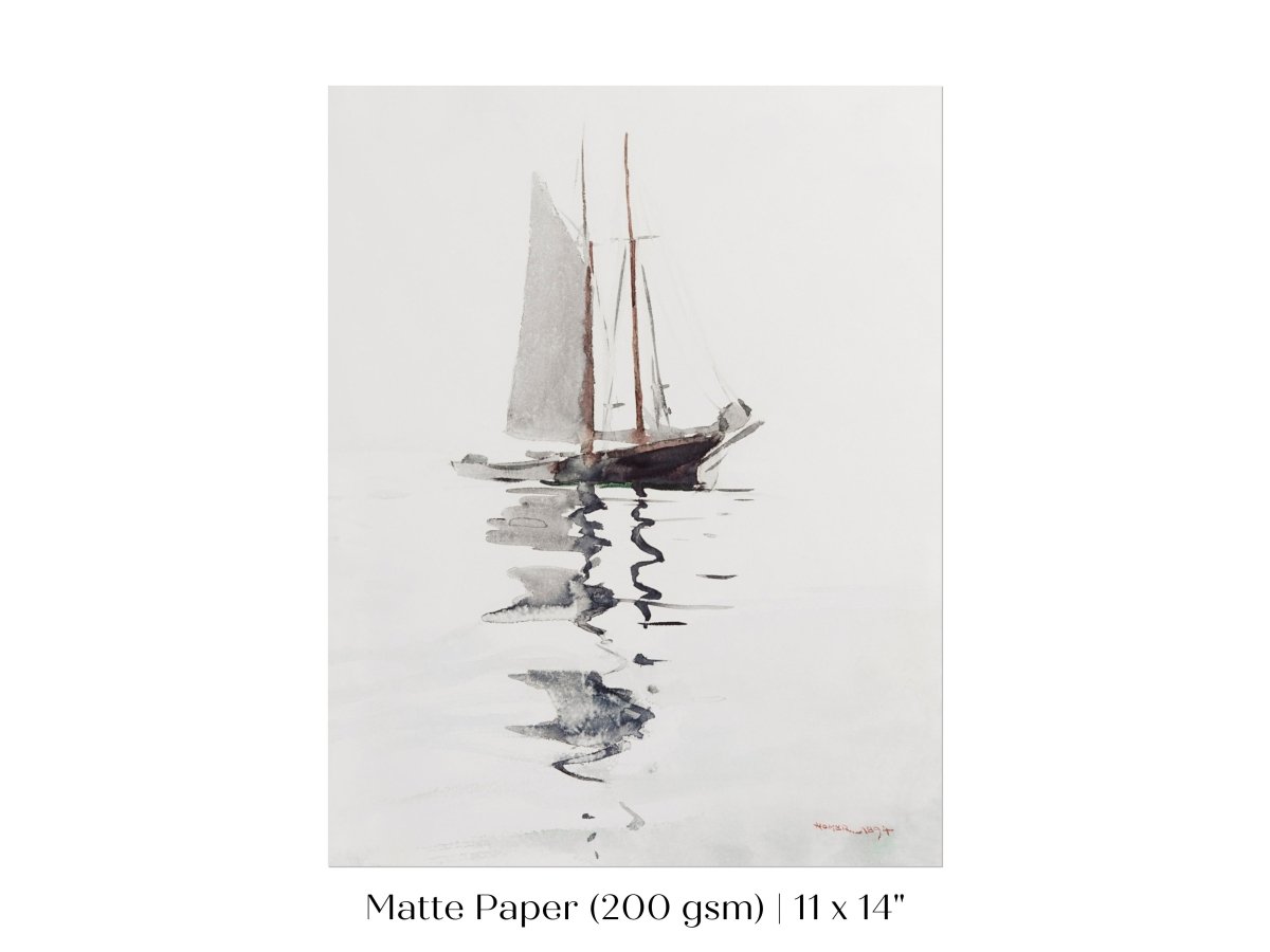 Schooner | P73 - Single Art Prints - Piccolo Fiore Prints