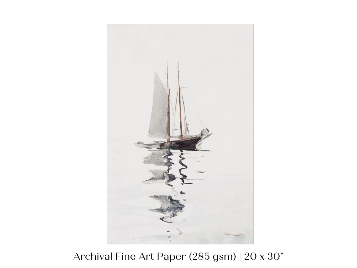 Schooner | P73 - Single Art Prints - Piccolo Fiore Prints