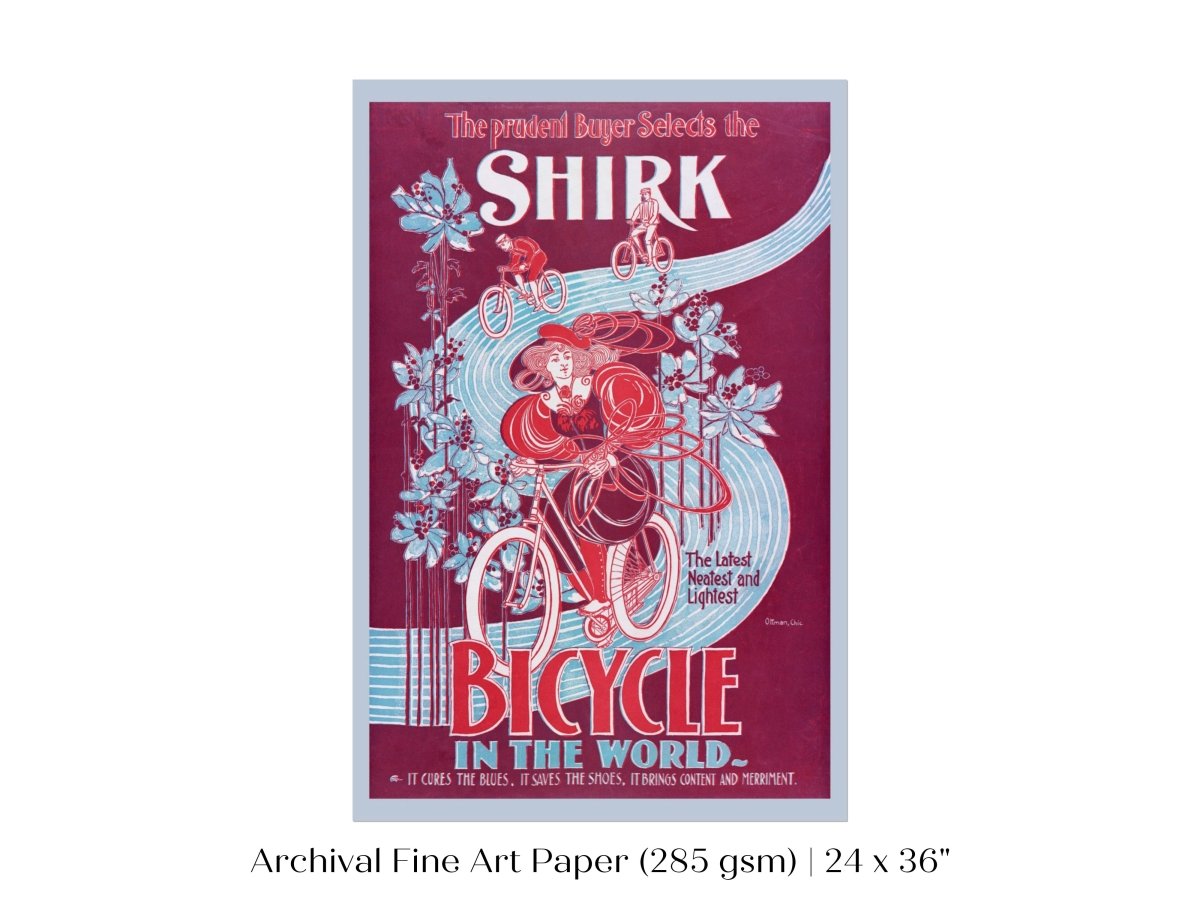 Shirk Bicycles | P698 - Single Art Prints - Piccolo Fiore Prints