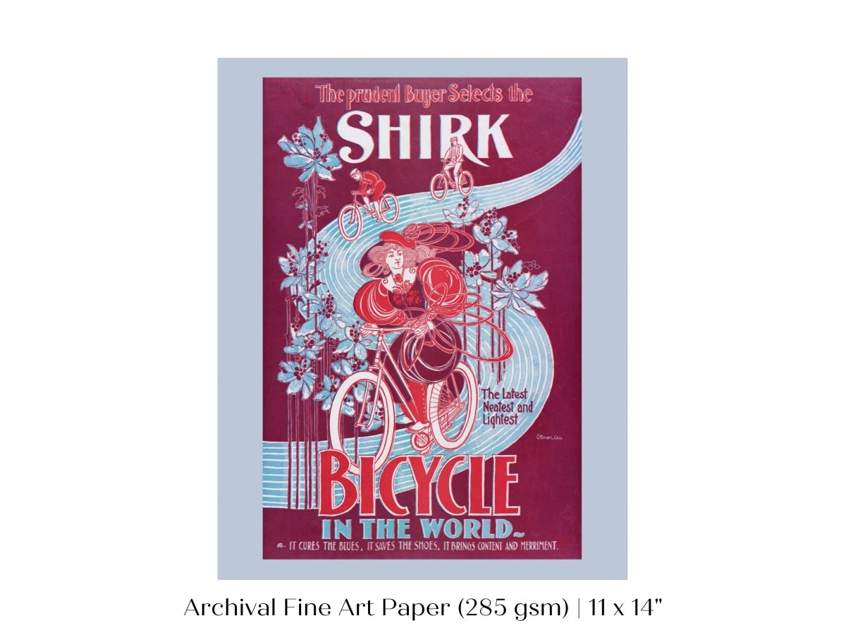 Shirk Bicycles | P698 - Single Art Prints - Piccolo Fiore Prints