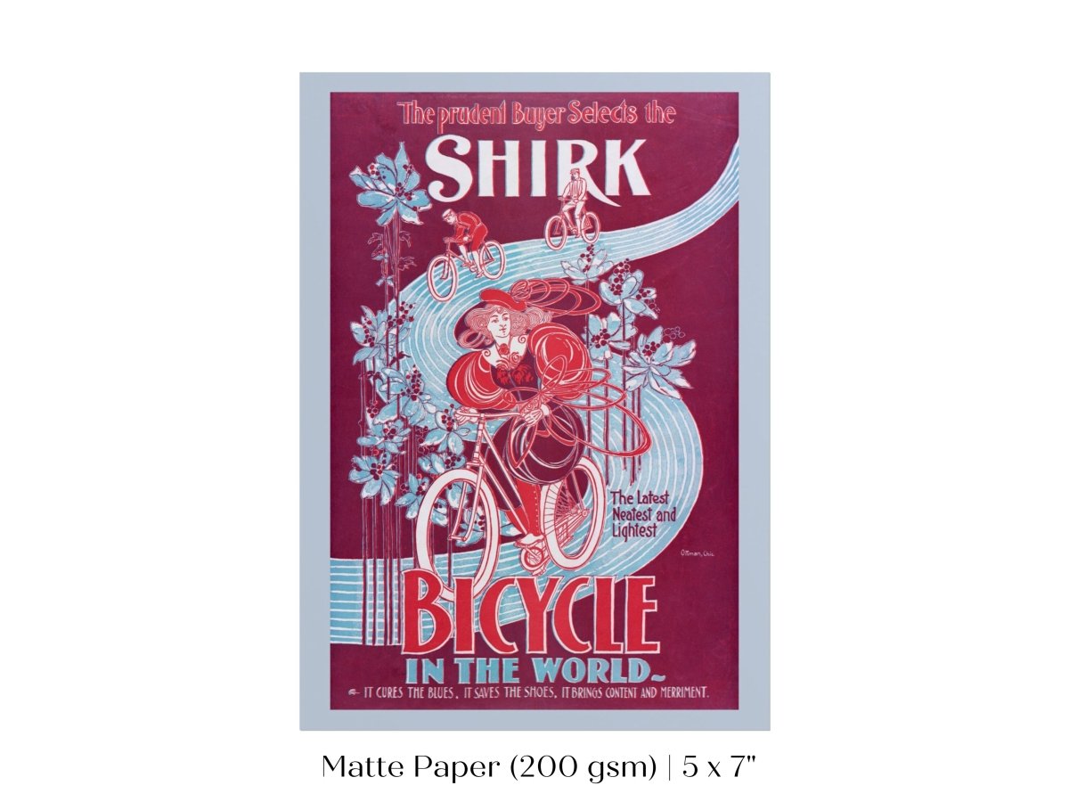 Shirk Bicycles | P698 - Single Art Prints - Piccolo Fiore Prints