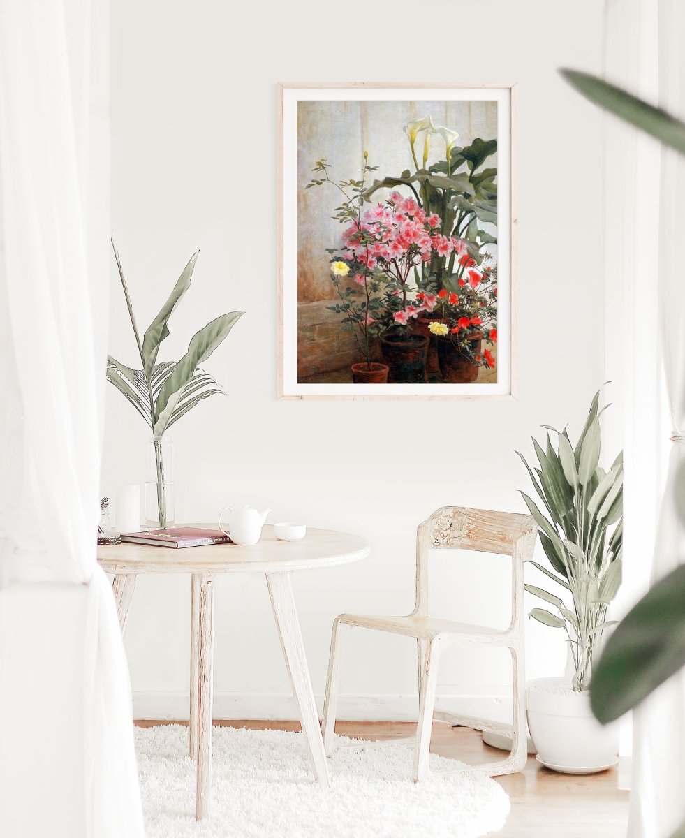Side of a Greenhouse | P130 - Single Art Prints - Piccolo Fiore Prints