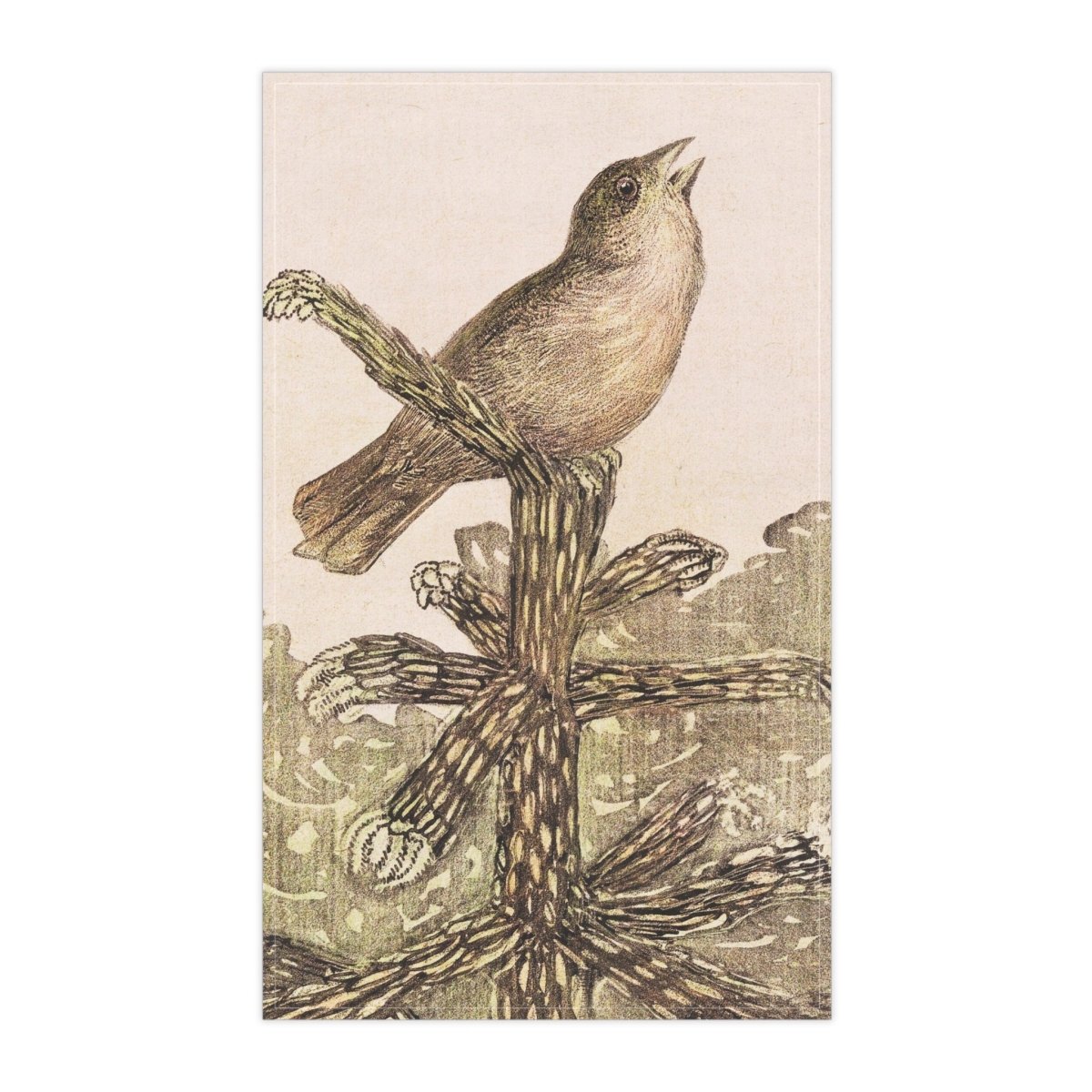 Singing Bird | Tea Towel - Tea Towel - Piccolo Fiore Prints