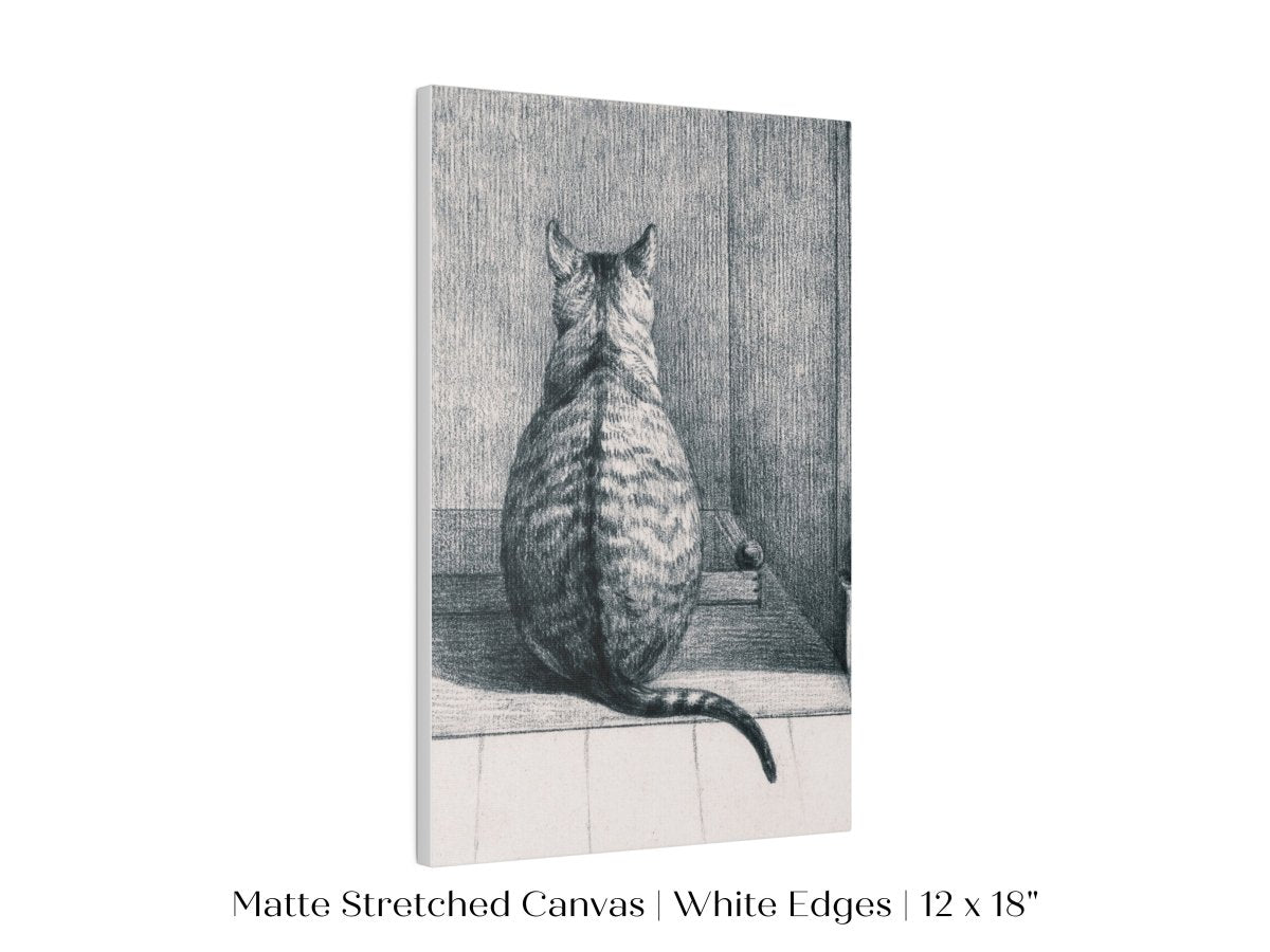 Sitting Cat Sketch | P215 - Single Art Prints - Piccolo Fiore Prints