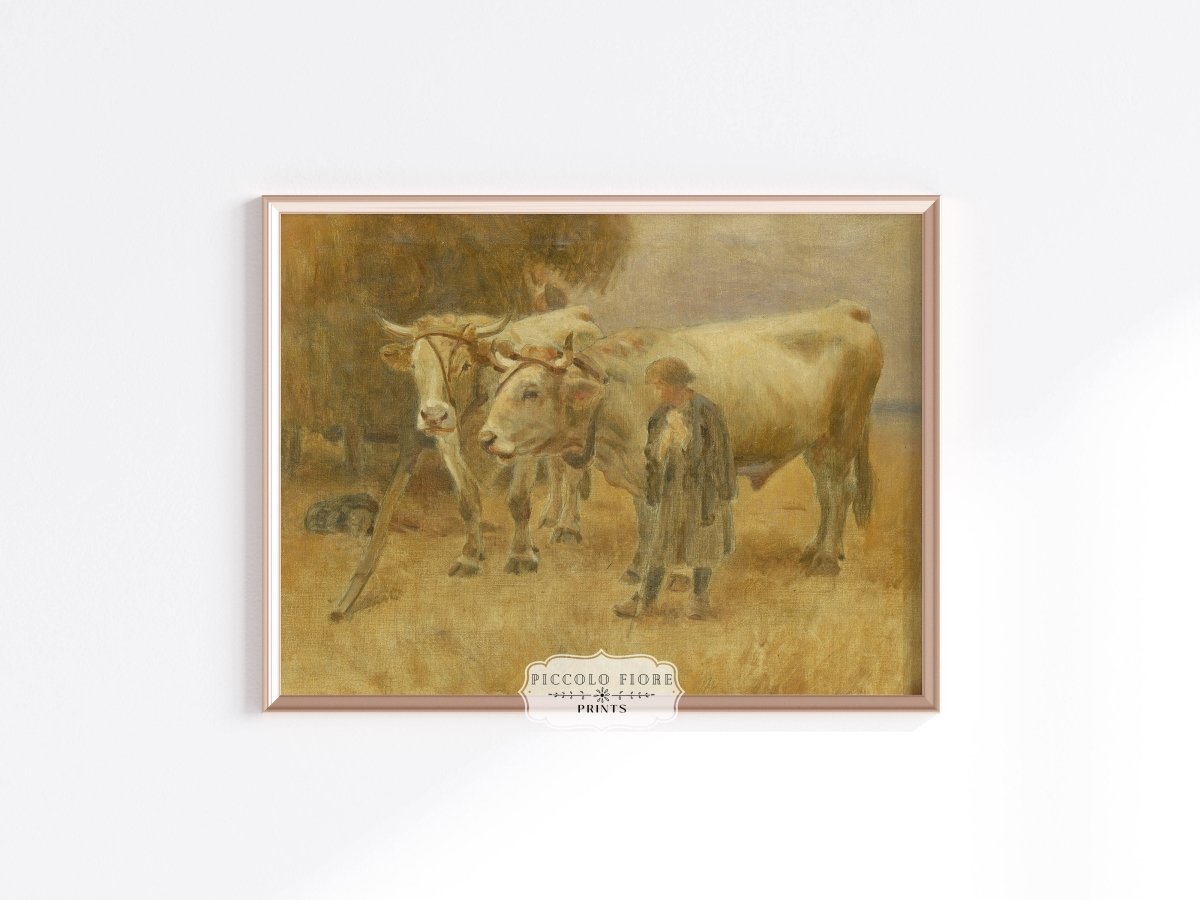 Sketch for the Harvesters | P182 - Single Art Prints - Piccolo Fiore Prints