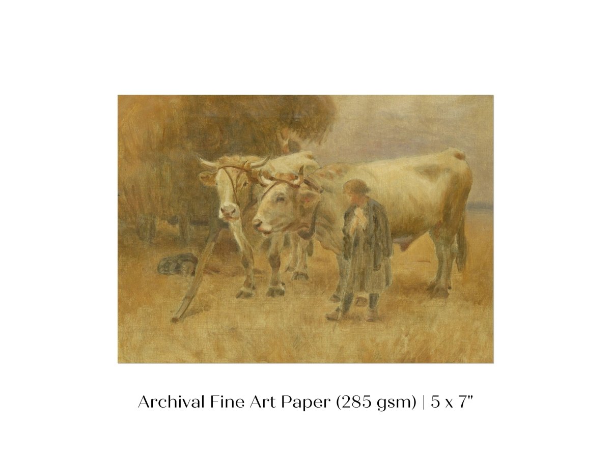 Sketch for the Harvesters | P182 - Single Art Prints - Piccolo Fiore Prints