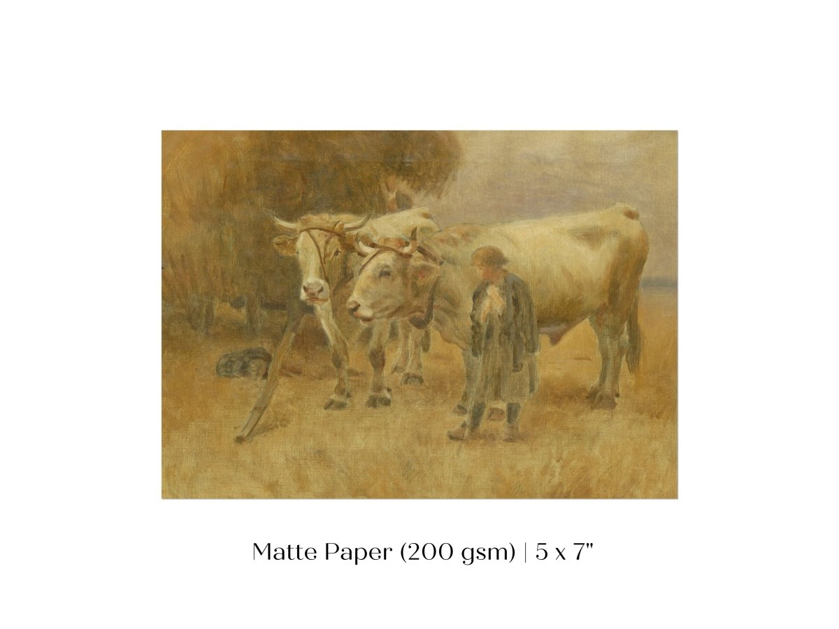 Sketch for the Harvesters | P182 - Single Art Prints - Piccolo Fiore Prints