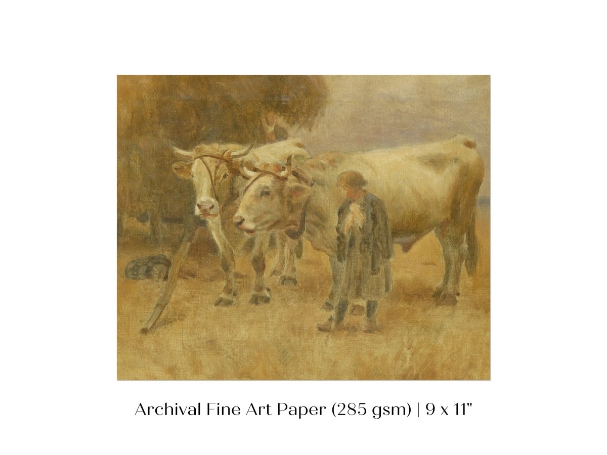 Sketch for the Harvesters | P182 - Single Art Prints - Piccolo Fiore Prints
