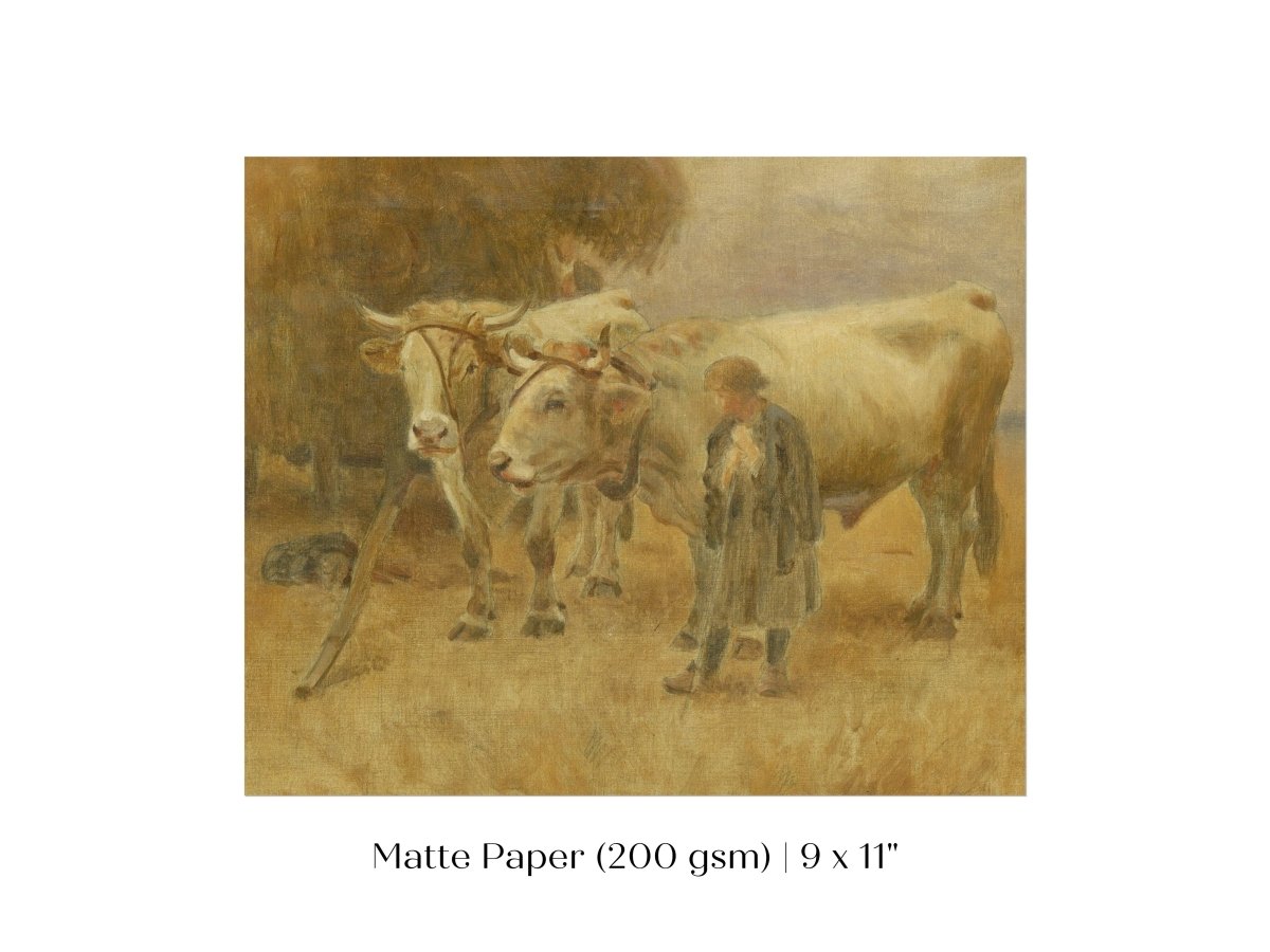 Sketch for the Harvesters | P182 - Single Art Prints - Piccolo Fiore Prints