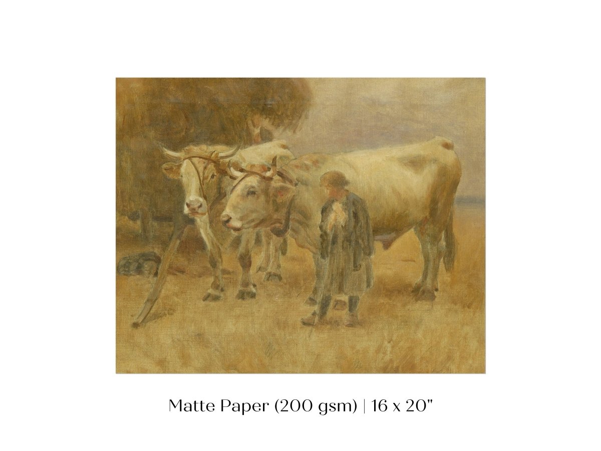 Sketch for the Harvesters | P182 - Single Art Prints - Piccolo Fiore Prints
