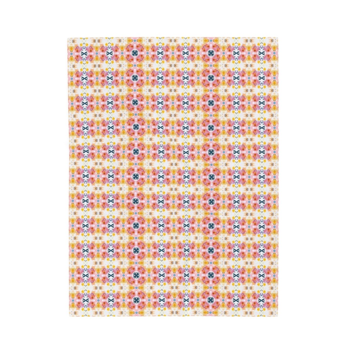 Spring Bloom Stripe | Minky Throw Blanket - Minky Throw Blanket - Piccolo Fiore Prints