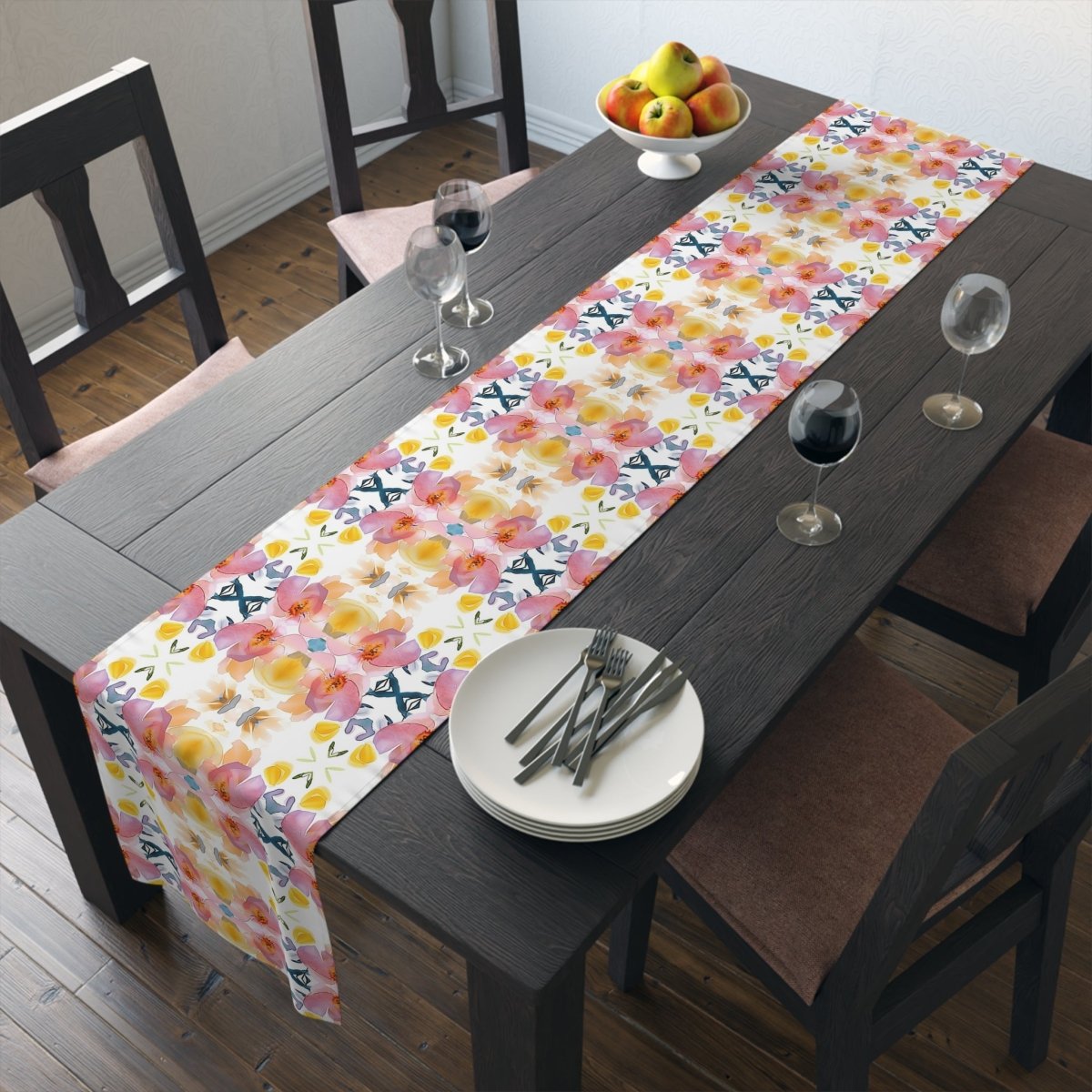 Spring Bloom Stripe | Table Runner - Table Runner - Piccolo Fiore Prints