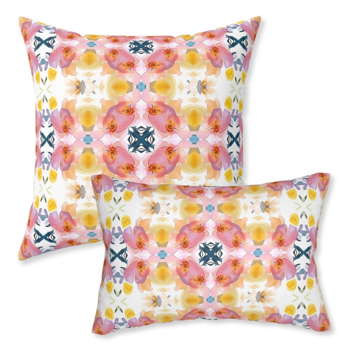 Spring Bloom Stripe | Throw Pillow - Throw Pillow - Piccolo Fiore Prints