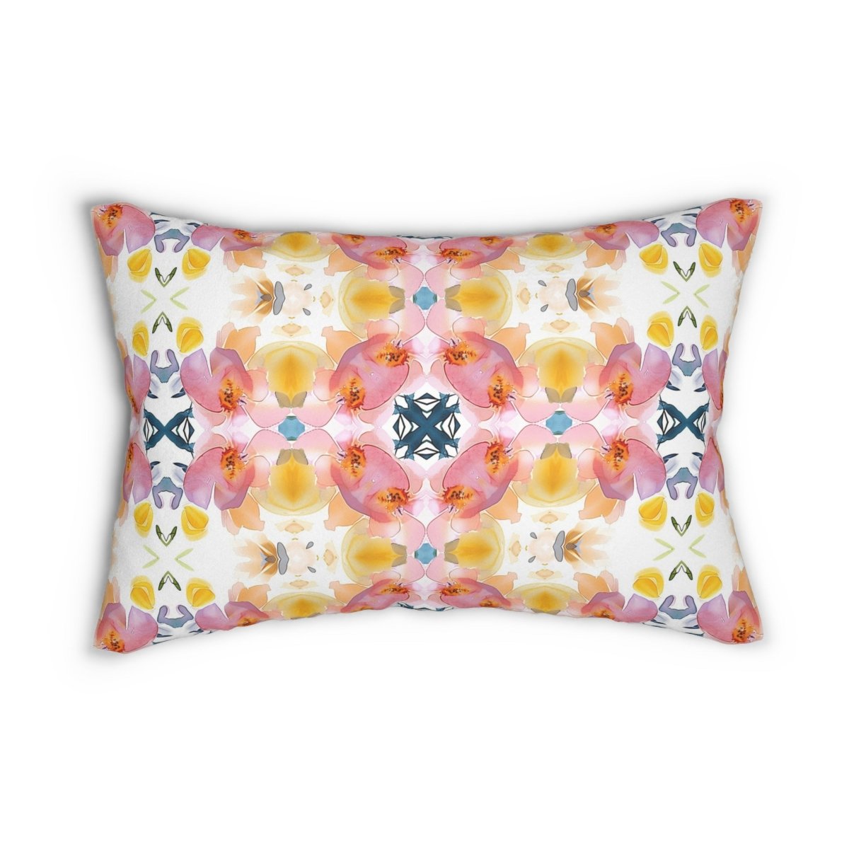 Spring Bloom Stripe | Throw Pillow - Throw Pillow - Piccolo Fiore Prints
