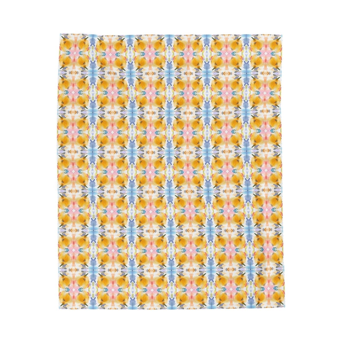 Springtime | Minky Throw Blanket - Minky Throw Blanket - Piccolo Fiore Prints
