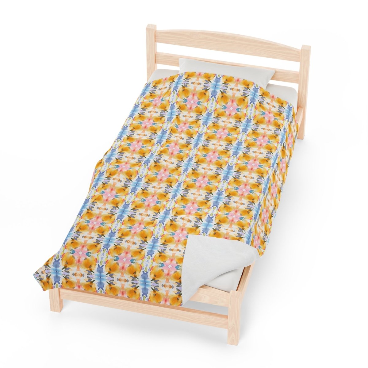 Springtime | Minky Throw Blanket - Minky Throw Blanket - Piccolo Fiore Prints