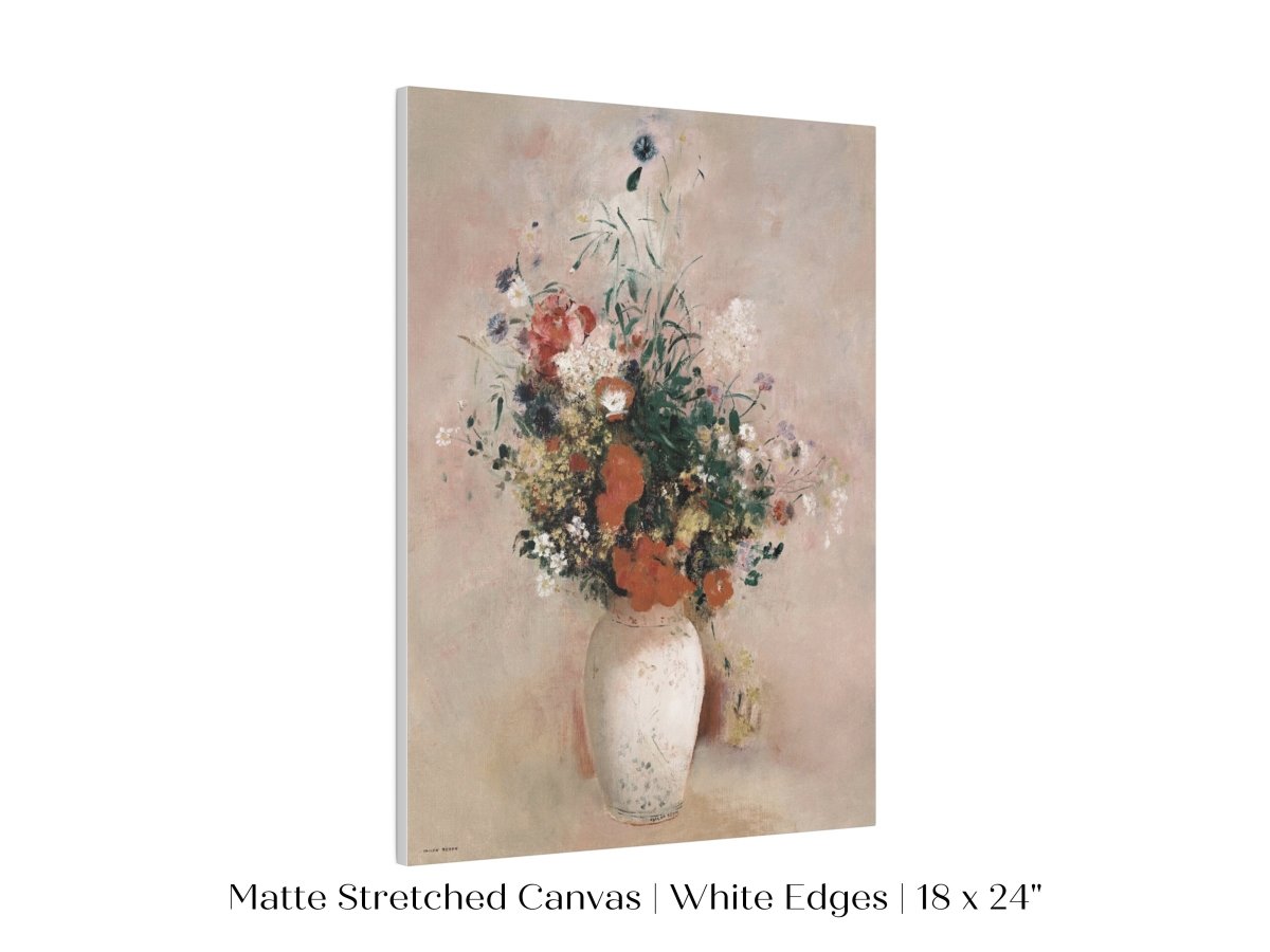 Still Life with a Vase of Flowers | P379 - Single Art Prints - Piccolo Fiore Prints