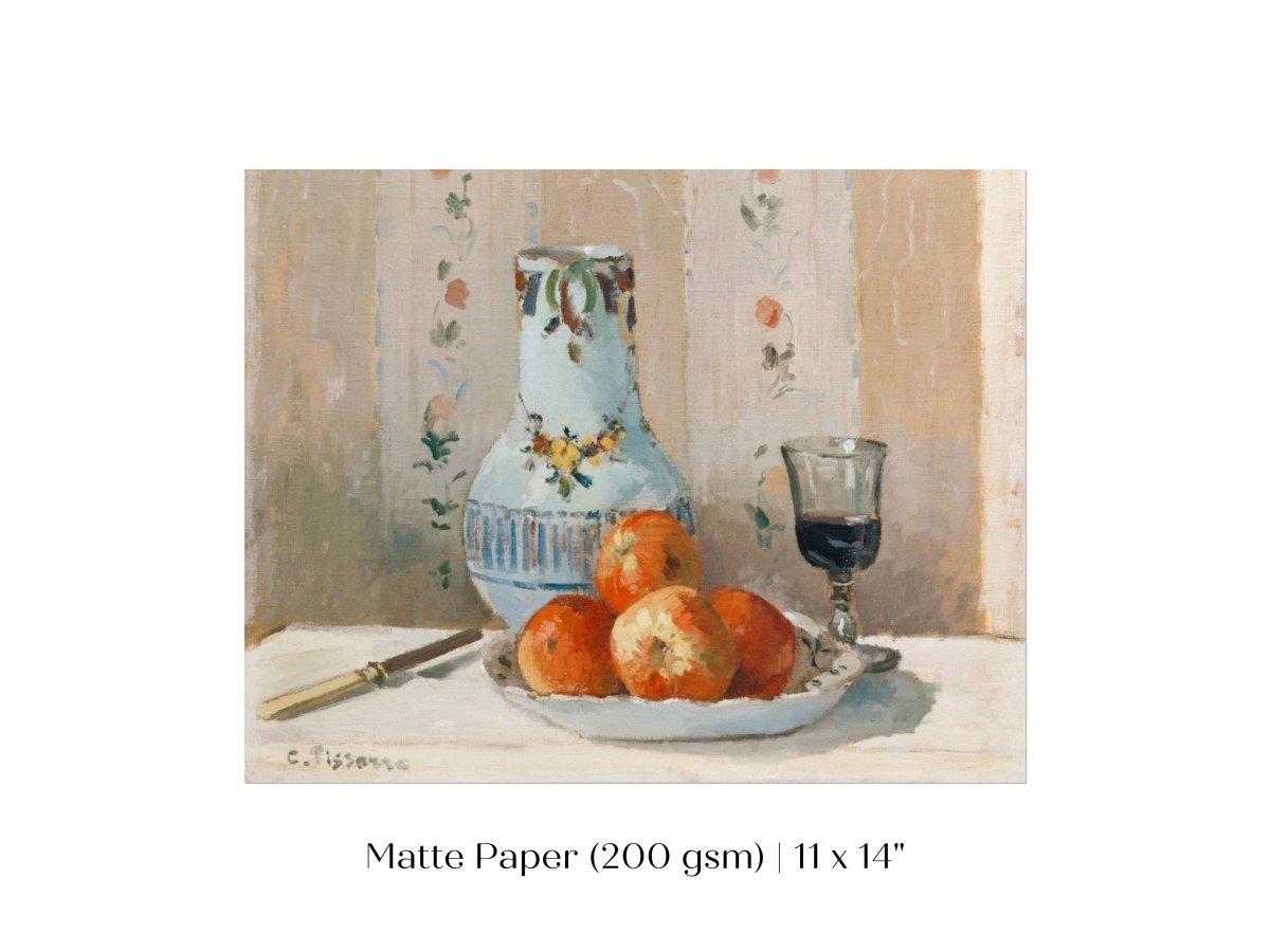 Still Life with Apples and Pitcher | P138 - Single Art Prints - Piccolo Fiore Prints
