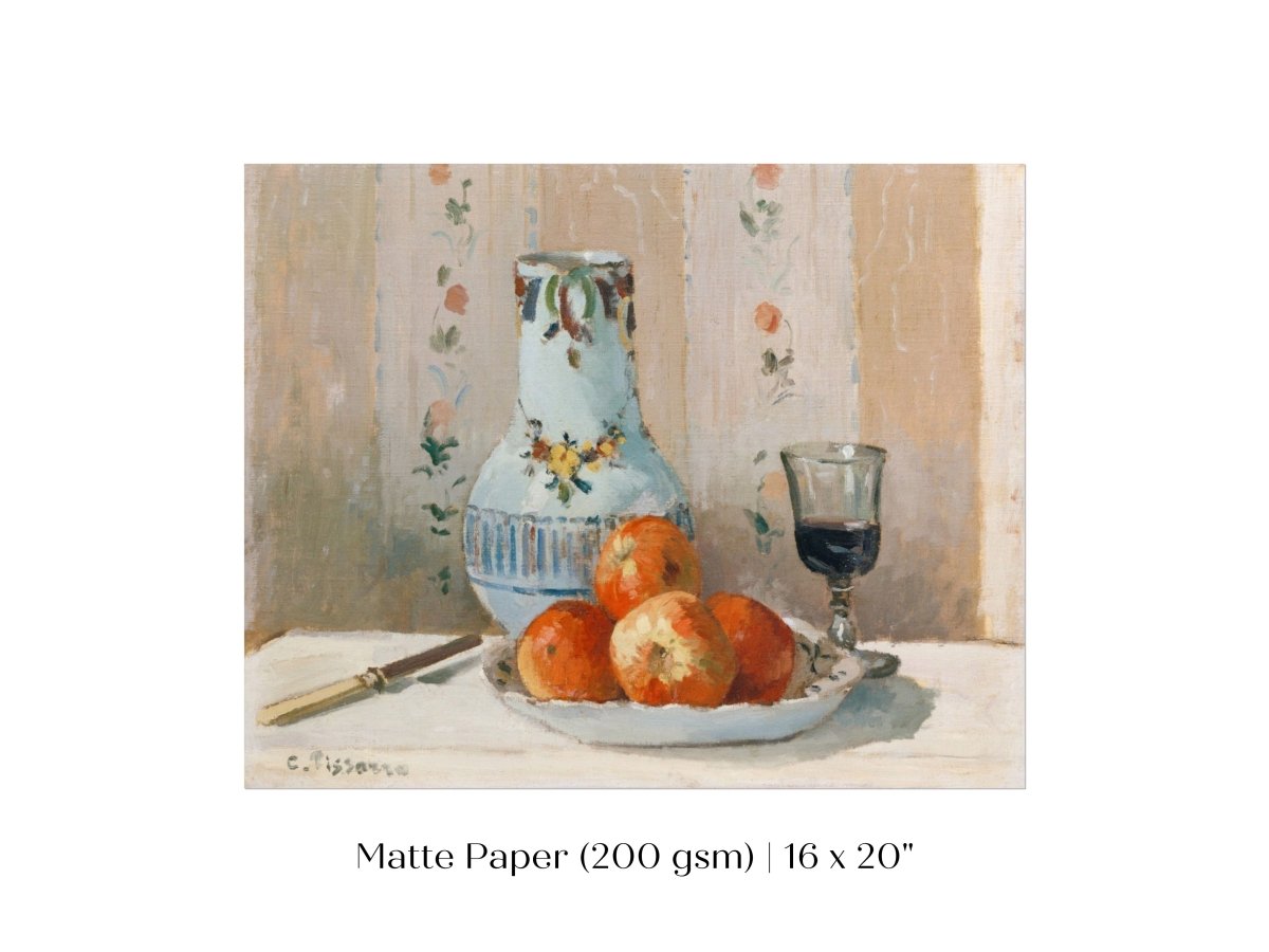 Still Life with Apples and Pitcher | P138 - Single Art Prints - Piccolo Fiore Prints