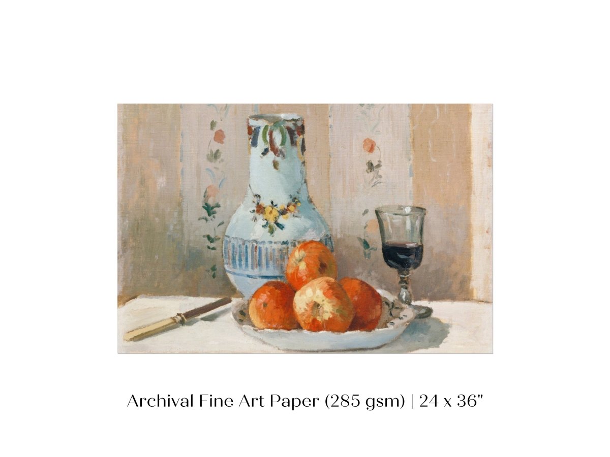Still Life with Apples and Pitcher | P138 - Single Art Prints - Piccolo Fiore Prints