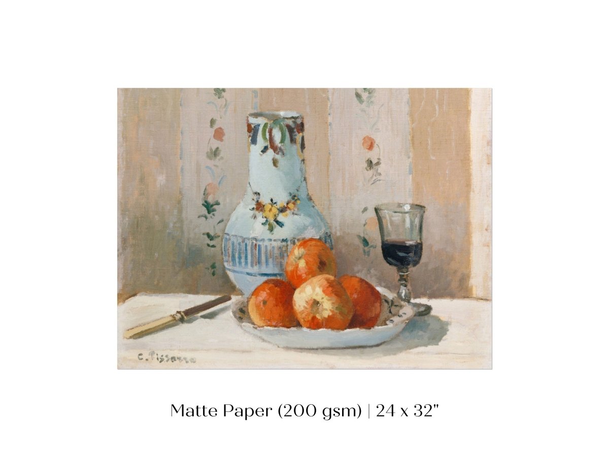 Still Life with Apples and Pitcher | P138 - Single Art Prints - Piccolo Fiore Prints
