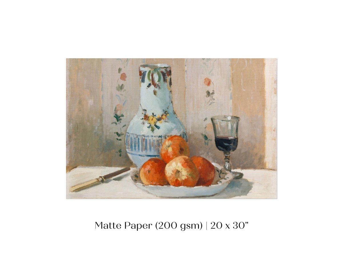 Still Life with Apples and Pitcher | P138 - Single Art Prints - Piccolo Fiore Prints